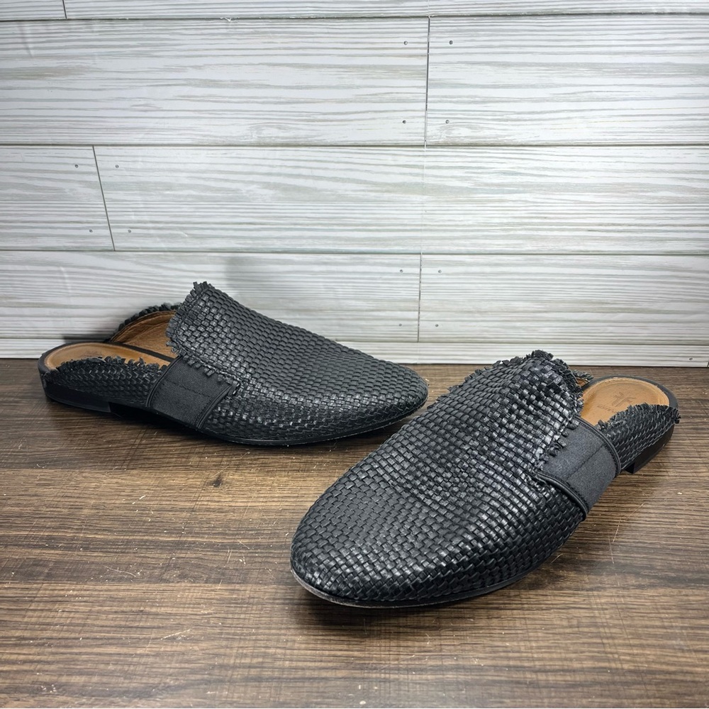 Frye Terri Woven Gore Mule Women’s Black Shoes - Women’s Size‎ 8 (M) - Picture 3 of 9